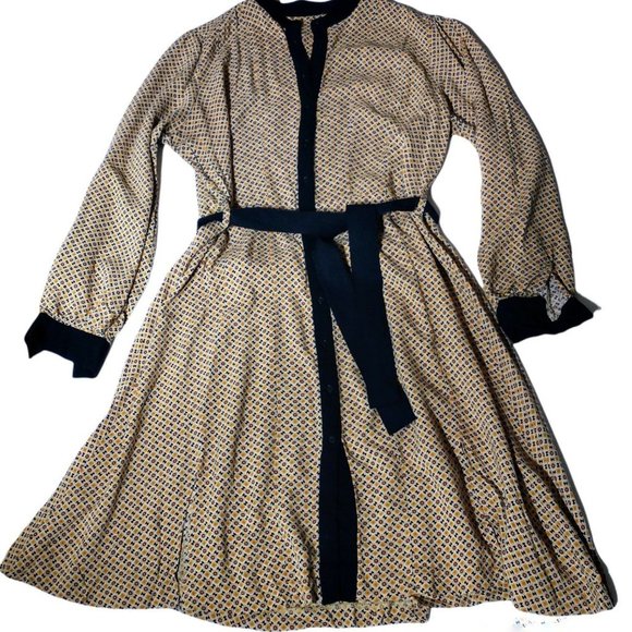 Vintage Printed Town Dress - Picture 1 of 2